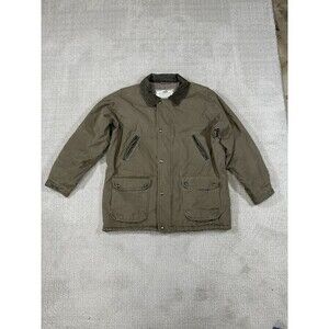 Boyt Harness Co. Field Barn Chore Coat Men Olive Green Cotton Outdoor Jacket-L